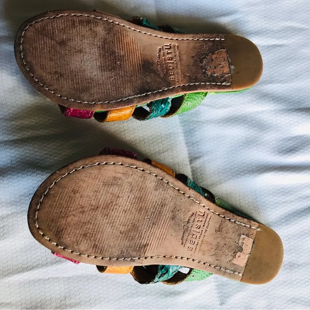 Bed Stu Women's Multicolor Sandals